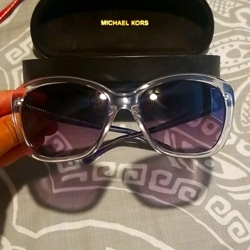 EUC Michael Kors Purple Sunglasses